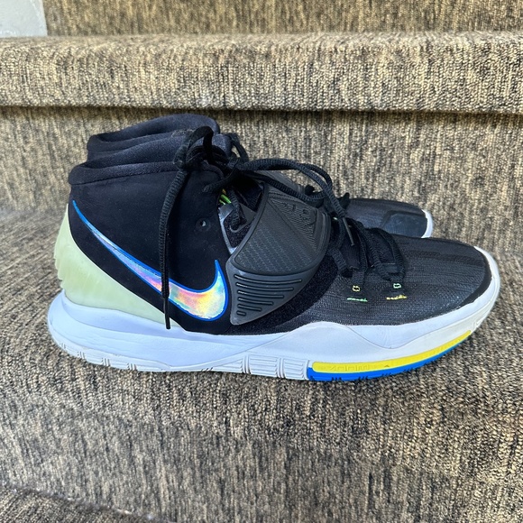 Men\'s Nike Kyrie Black/white/yellow/blue Shoes. Serial BQ4630-004. Size 12 (45) main image 7